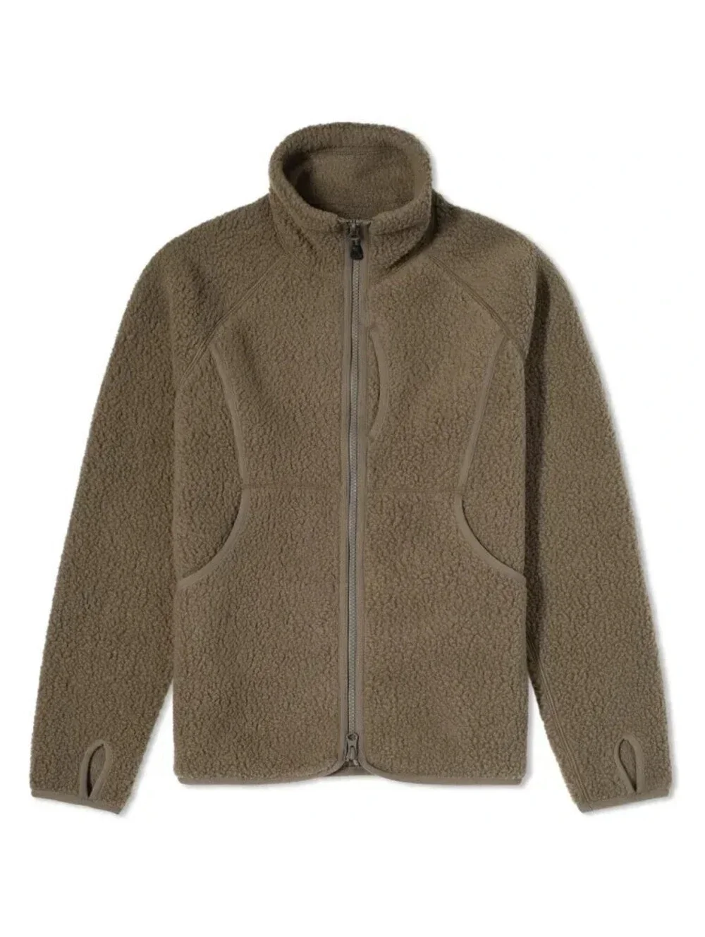 NEW Snow Peak Khaki Thermal Boa Fleece Jacket Small